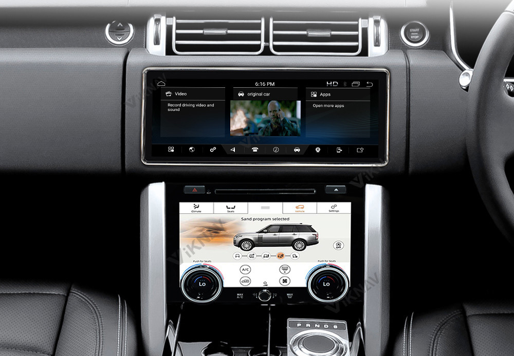 10.4inch Car AC Control Panel Climate Control Board Support HD Screen