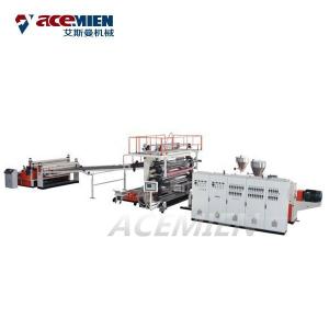 Quality PVC SPC Click Floor Making Machine For Indoor Decoration Single Screw wholesale