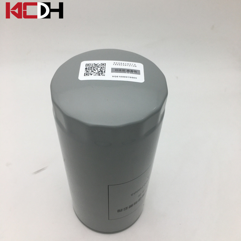 Sinotruk Howo Excavator Engine Parts Oil Filter Element UJ-034A VG61000070005