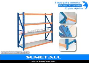 Quality Steel Medium Duty Long Span Shelving / Warehouse Storage Shelves Unit wholesale