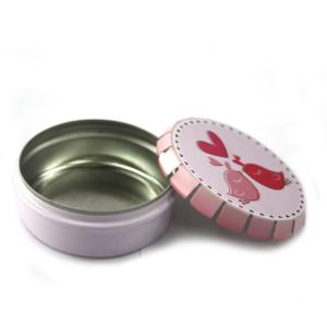 Quality Small Round Metal Click Clack Box for Chocolates wholesale