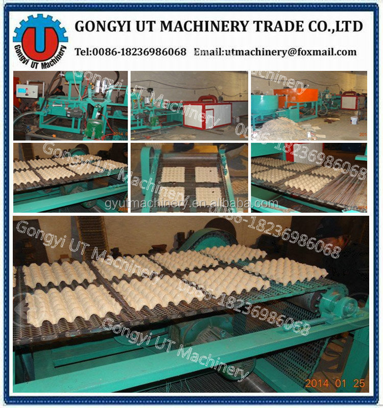 2.8m*1.7m*1.8m Waste Carton Wine Glass Holder Tray Machine for Durable Paper Products