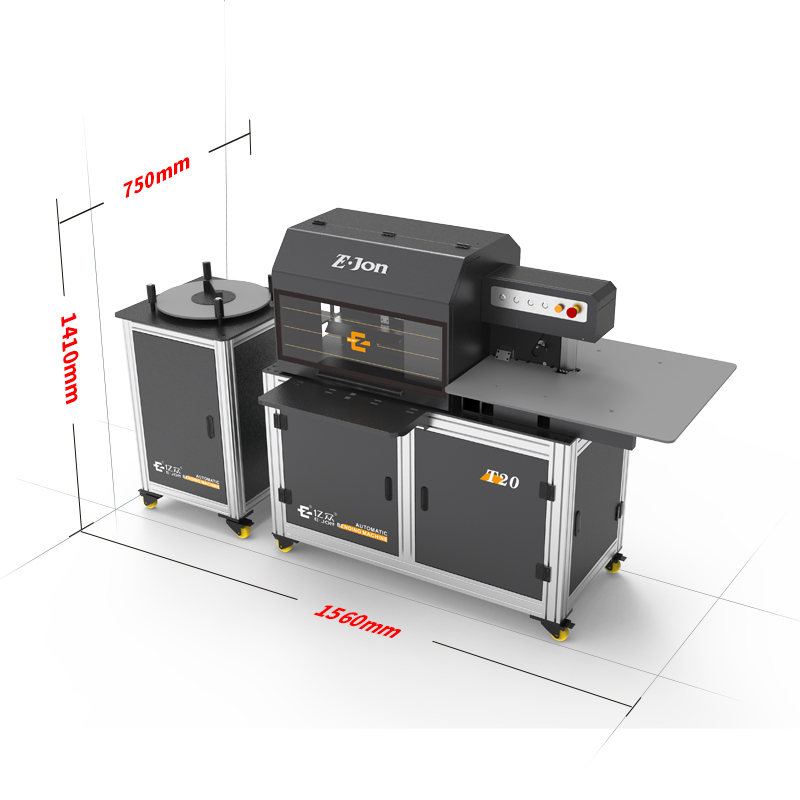 Thick and High Metal Processing T20 3 in 1 LED Letter Bender with CE Certification