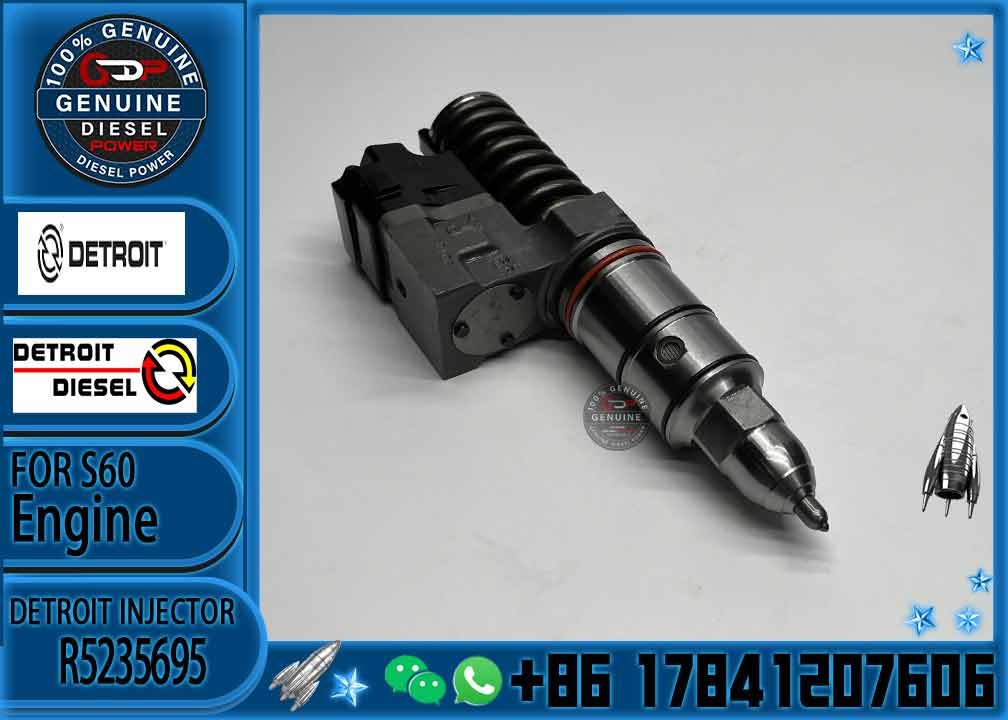 D-Etroit 12.7L SERIES 60 N2 Common Rail Diesel Fuel Injector 5237045 5237821 5237820 R5236952 R5236347 R5235915 R5235695