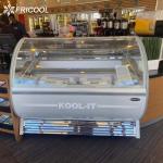 Commercial Refrigerated 500L Small Display Freezer For Ice Cream 7.5 AMPS