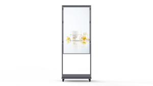Quality Hanging Digital Ultra Thin LCD Display 25mm 55inch Indoor Double Sided wholesale