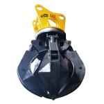 Yelllow Alloy Steel Digger Lotus Grabber For Excavator Komatsu Doosan Sany Xcmg