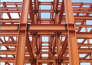 Quality AWS D1.1 Steel Frame Commercial Building , Recycled Pre Manufactured Steel Buildings wholesale