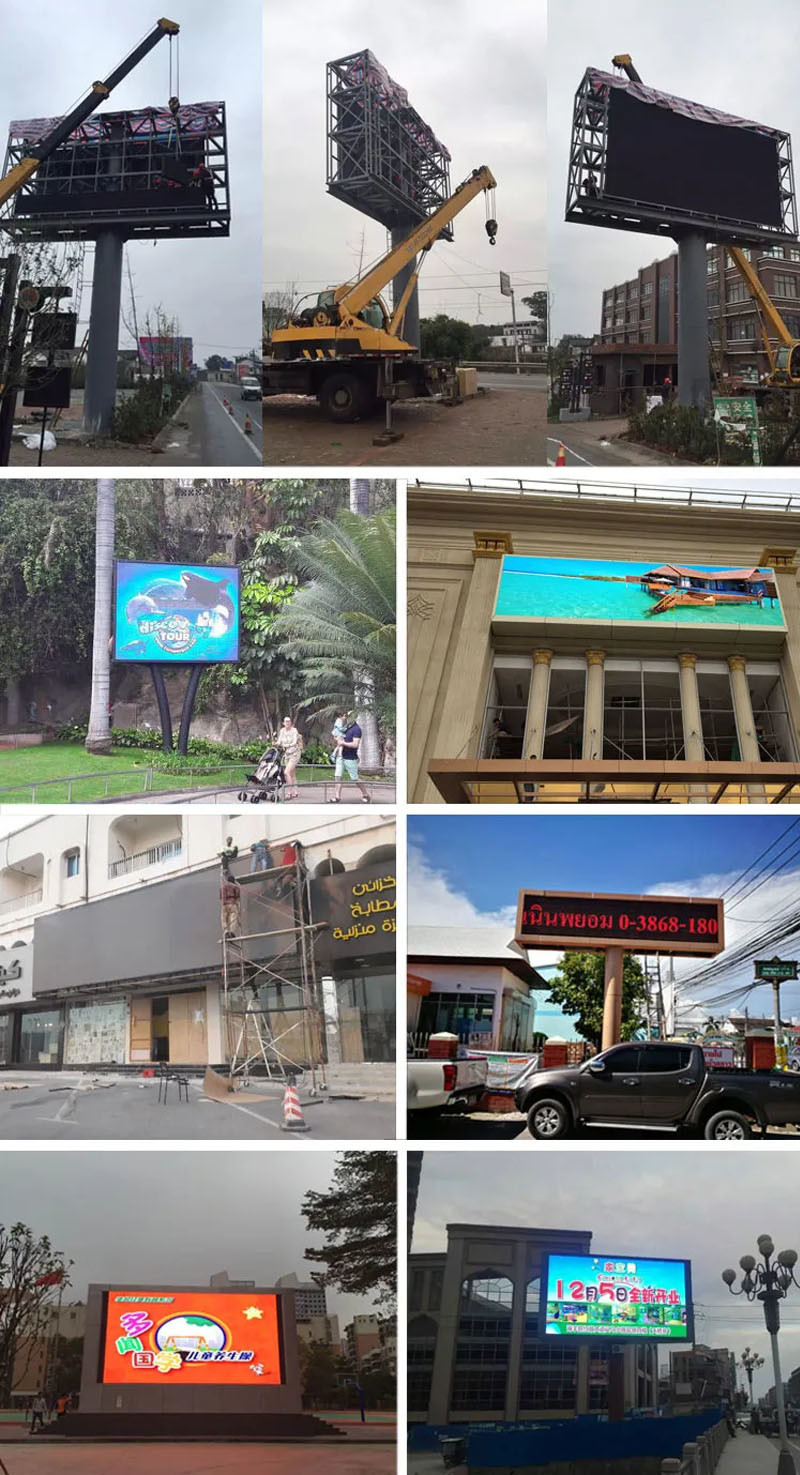 P10 Outdoor Banner Display , Advertising Venues Led Display Billboard