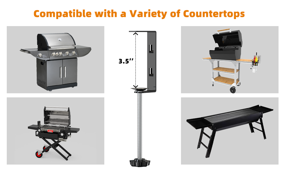 Griddle Caddy for Blackstone Griddle Accessories With Paper Towel Holder & Knife Rack for Blackstone Accessories Griddle 28"/36"