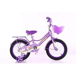 Quality NO Foldable Childrens Training Wheel Bikes Purple 16 Inch Kids Bike OEM wholesale