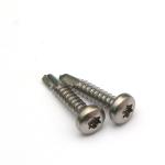 SS 316 Stainless Steel Self Drilling Wood Screws Pan Head Torx Star Recess