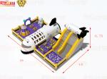 Airplane Theme Inflatable Bouncy Castle 160 SQM Commercial Grade