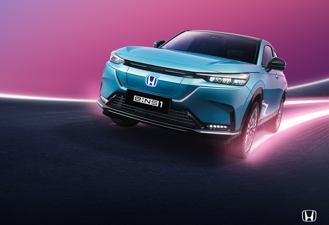 Hon-da ENS1 Electric SUV Sports Car with Torsion Beam Non-Independent Suspension and FWD Drive 68.8 Battery Capacity