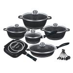 Wholesale Top Seller Multifunction 23pcs Red Cooking Pot Set Non Stick Ollas Non
