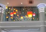 Indoor Transparent Glass Window 1920Hz 1000X500mm LED Display Screen