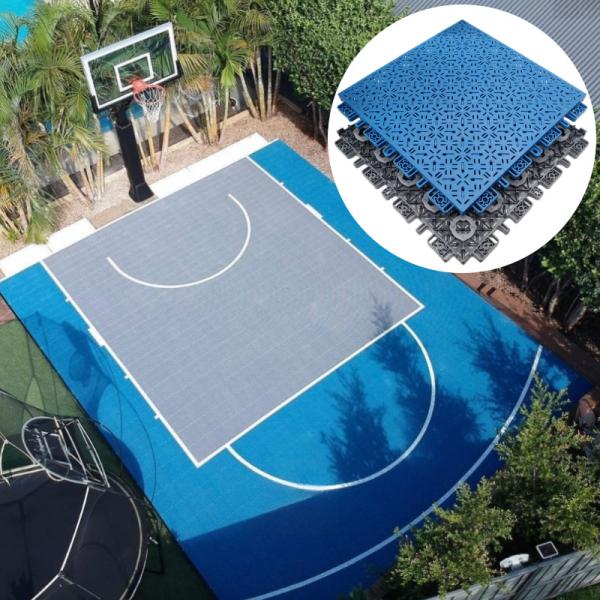 Outdoor Tennis Pickleball Badminton Court Floor Mat Interlocking Sports Flooring