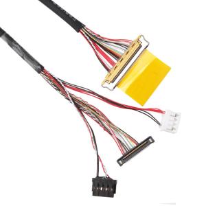 Quality 46 AWG Lvds Harness Ipex 20453-240t-03 Jst Phr-4 To 20380-R30t-06 wholesale