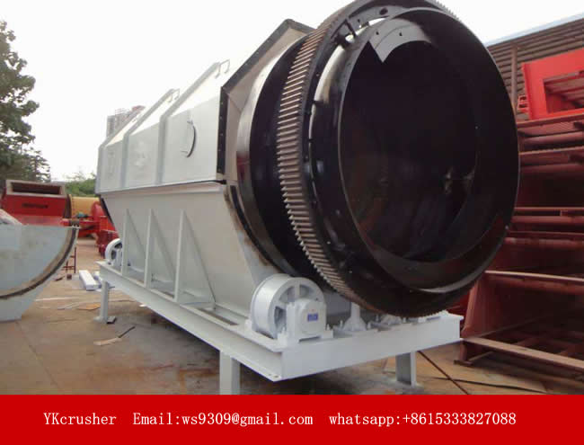 shaftless trommel screen