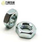 JIS ISO Metal Hex Nut Cold Galvanized Colored Plating M5 M6x0.75