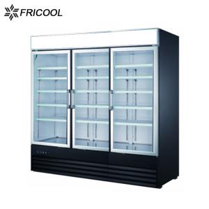 Quality CE ETL Single Temperature 3 Glass Door Merchandisers 280kg Freezer 280kg wholesale
