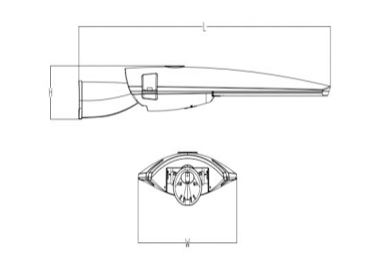 Smart City Road Lighting 150w IP66 Cobra Head LED Lamp in Die-casting Aluminum Housing