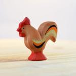Montessori Kids Handmade Wooden Animals tabletop Wooden Chicken Toy
