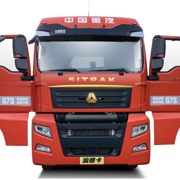 10 Tires ABS SinoTRUK SITRAK G7S Heavy Truck Luxury Version 540HP 6x4 CNG