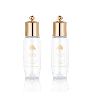 Quality Frosted Gold Empty Travel Bottle Set 30ml capacity for Toner wholesale