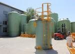 Cylindrical FRP Water Tank Chemical Resistance Wastewater Treatment Storage