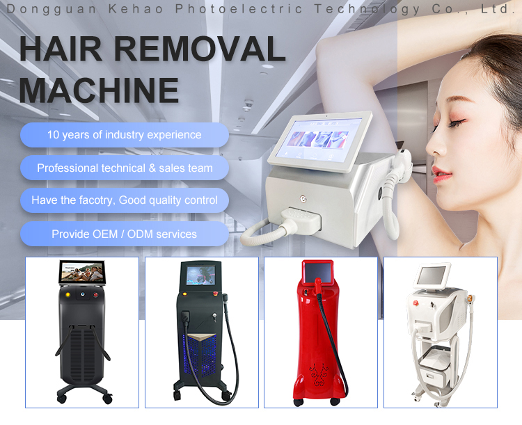 808 Laser Hair Removal Device 1 - 10hz Laser Hair Removal Machine With Cooling
