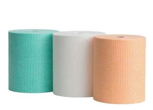 Quality 35GSM 300m Washable Kitchen Wipes , Household Reusable Cleaning Towels wholesale