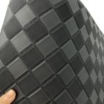 PVC Synthetic Embroidery Quilted Leather Car Floor Mat Roll Material Backing