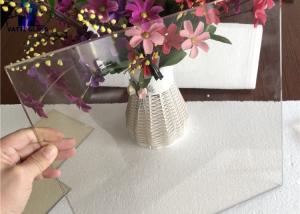 Quality 4MM Ultra Clear Low Iron Toughened Glass Heat Reflective Solar Control Coated wholesale