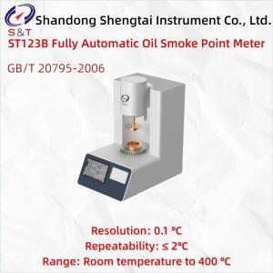 Quality GB/T 20795 Full Automatic Oil Smoke Point Tester Wavelength 380-780nm Range Rt To 400 ℃ wholesale