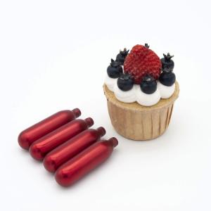 Quality Dessert Tool N2O 10 Pack 8.5g Red Whipped Cream Chargers Customized wholesale