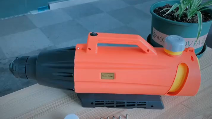 2L Cordless Electrostatic Disinfect Cold ULV Fogging Machine Handheld Electric Sanitizing Mist Sprayer Gun