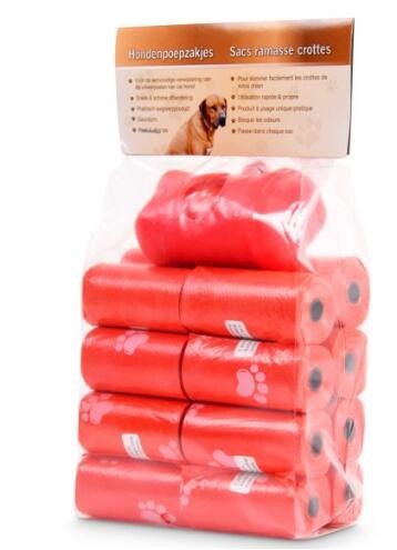 scented Eco-Friendly Black Blue Color or Mixed Dog Pet Waste Poop Bags Refill Rolls, Eco-Friendly 100% Biodegradable PLA