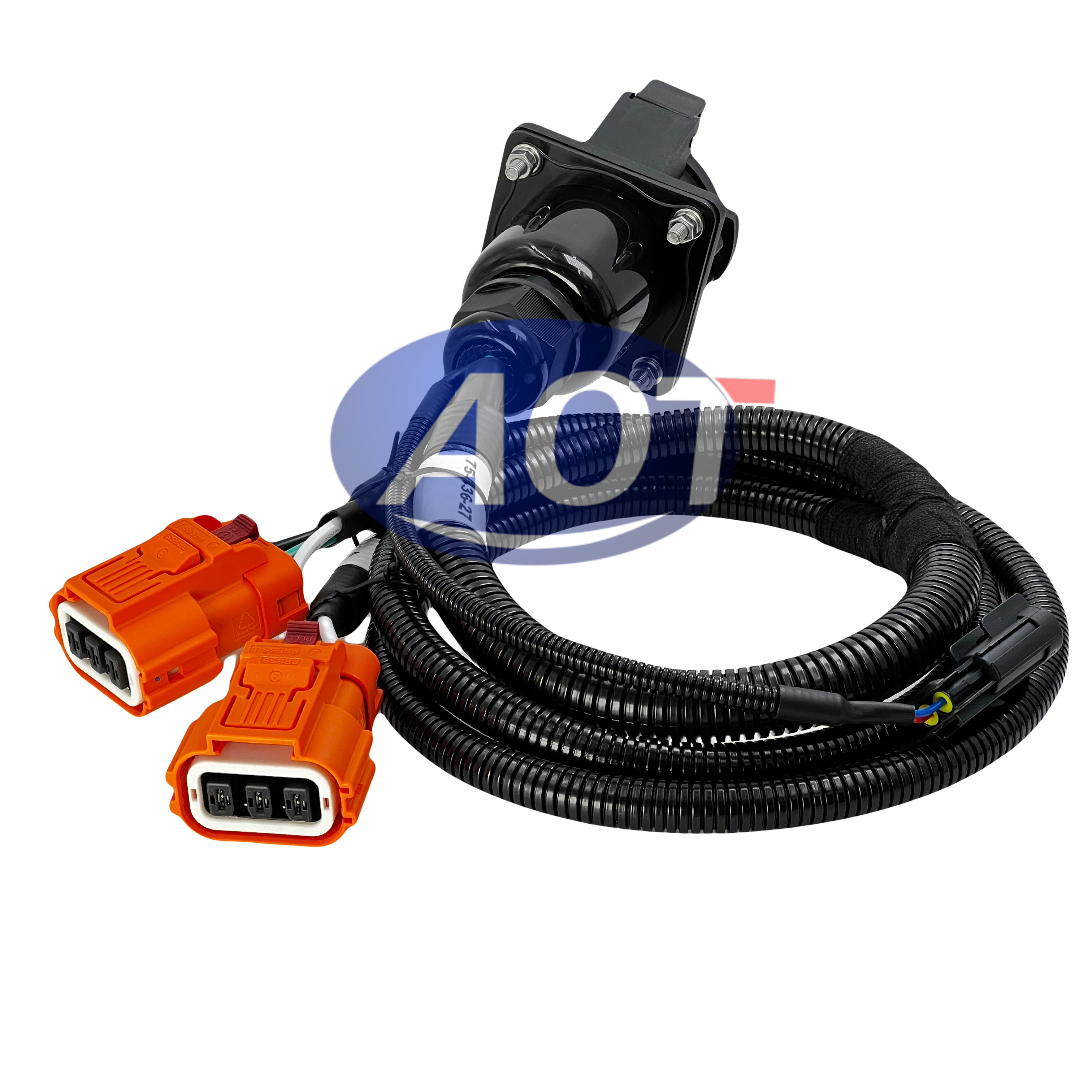Custom Amp 633063 Aptiv 13510099 Connector Y Cable AOTAI 80A J1772 Type1 EV Charging Inlet