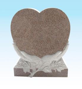 Quality American Style heart shape baby headstone wholesale