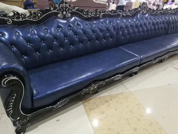 FRP Frame Leather Club Sofa Lounge Bar Classic Corner Disco Long Booth Sofa