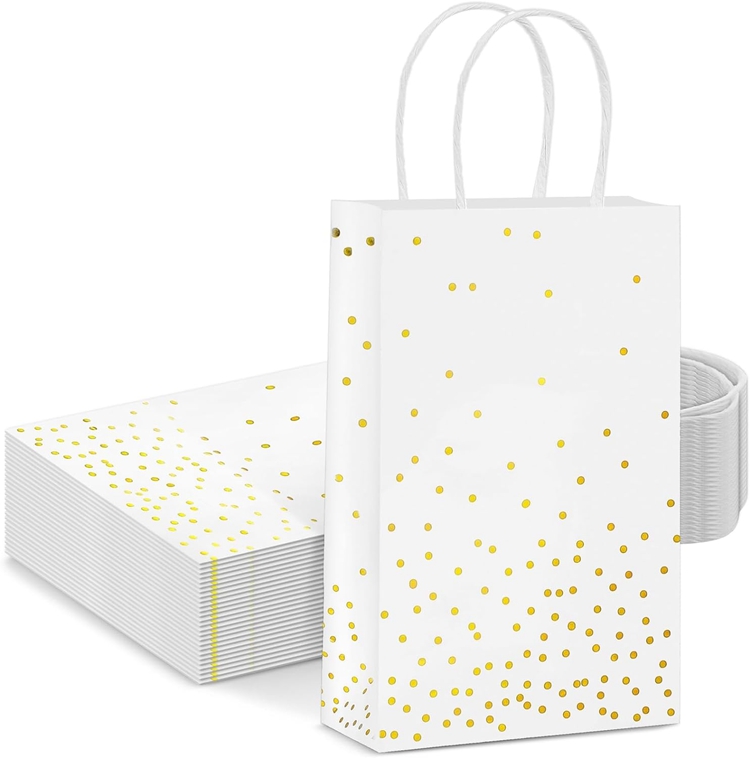 Business Shopping A5 Size Custom Logo Printed Kraft Paper Bag with Handmade Desig