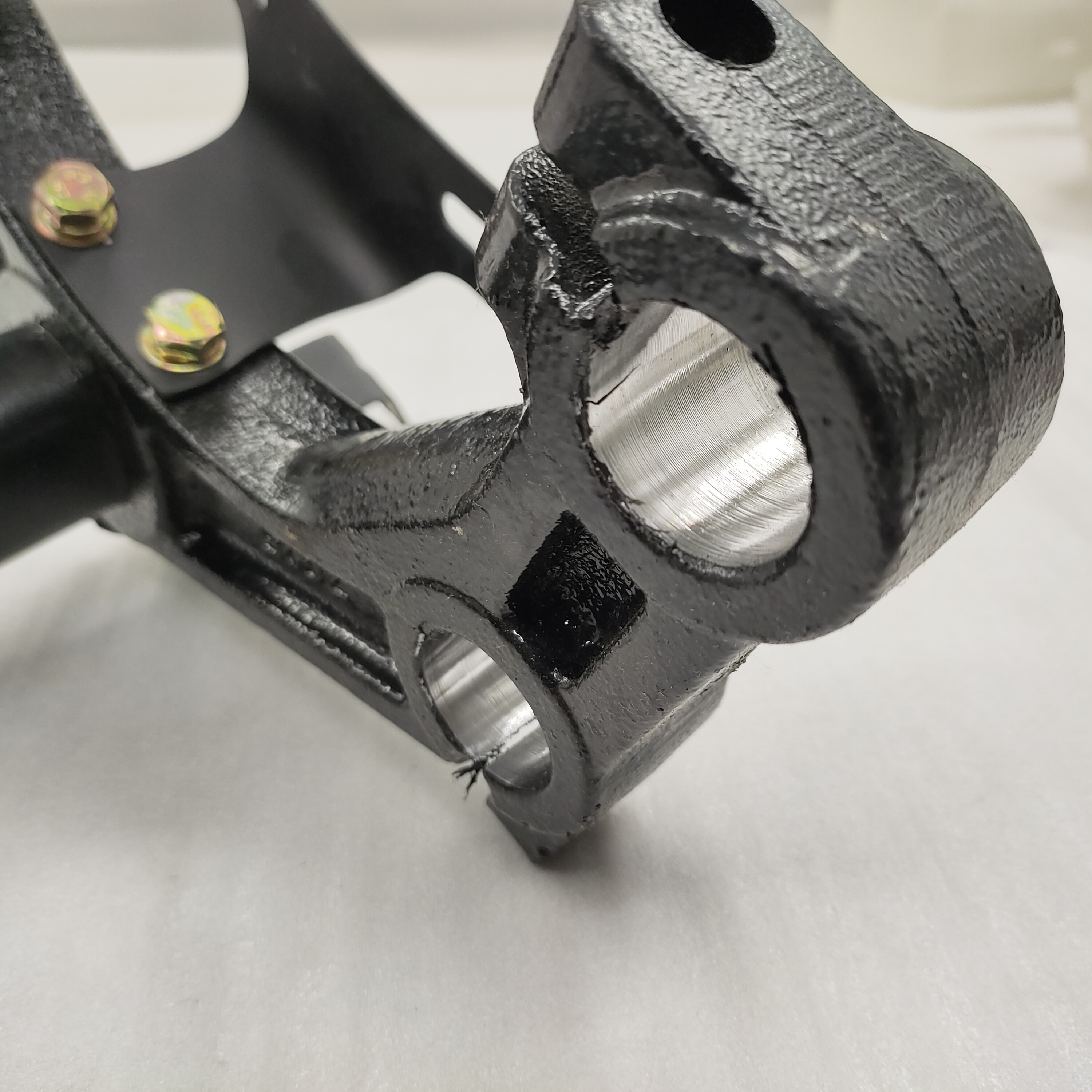 Motorcycle Front Hydraulic Shock Absorber for Lower Connecting Plate at Front Position