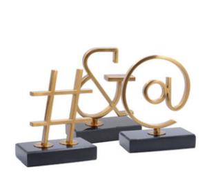 Quality Marble Base Metal Music Notation Symbol Decorative Art Craft wholesale