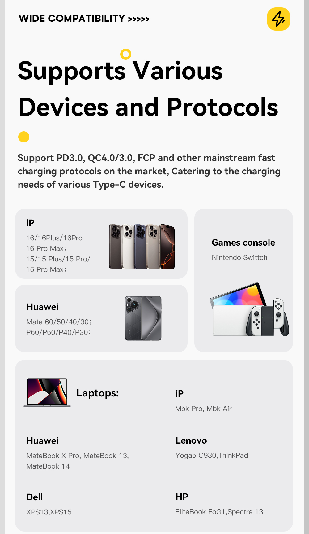 ESSAGER ES-X65 Series 60W Charging + Lanyard Style USB C to USB C Cord