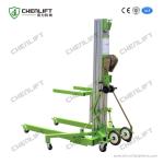 Aluminum Manual Material Lift Equipment 6 Meters 300Kg Loading Capacity