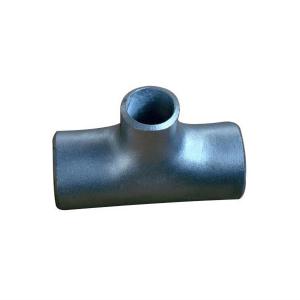 Seamless Pipe Fittings Cold Forming Semi Seamless Buttweld Carbon Steel Equal Tee Pipe Fittings