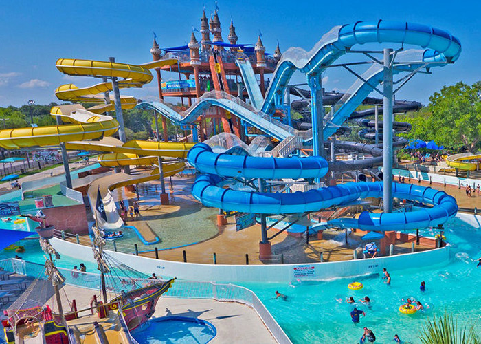 Ashland GelCoat Custom Water Slides , Commercial Fiberglass Water Slides