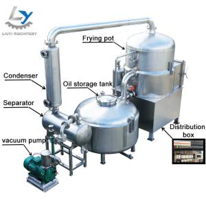 Quality SS304 Material Vacuum Potato Chip Fryer Equipment 50kg-200kg Capacity PLC Control wholesale