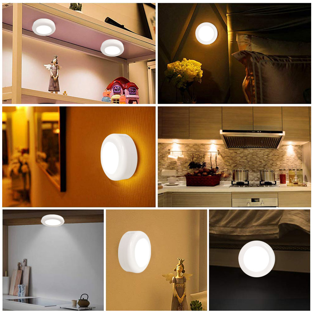 Modern 61x26mm 0.5w Remote Control Under Cabinet Light